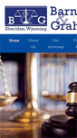Mobile Screenshot of barneyandgrahamlaw.com